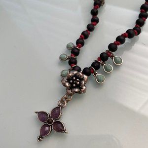 Lucky Brand | Beaded Flower Necklace